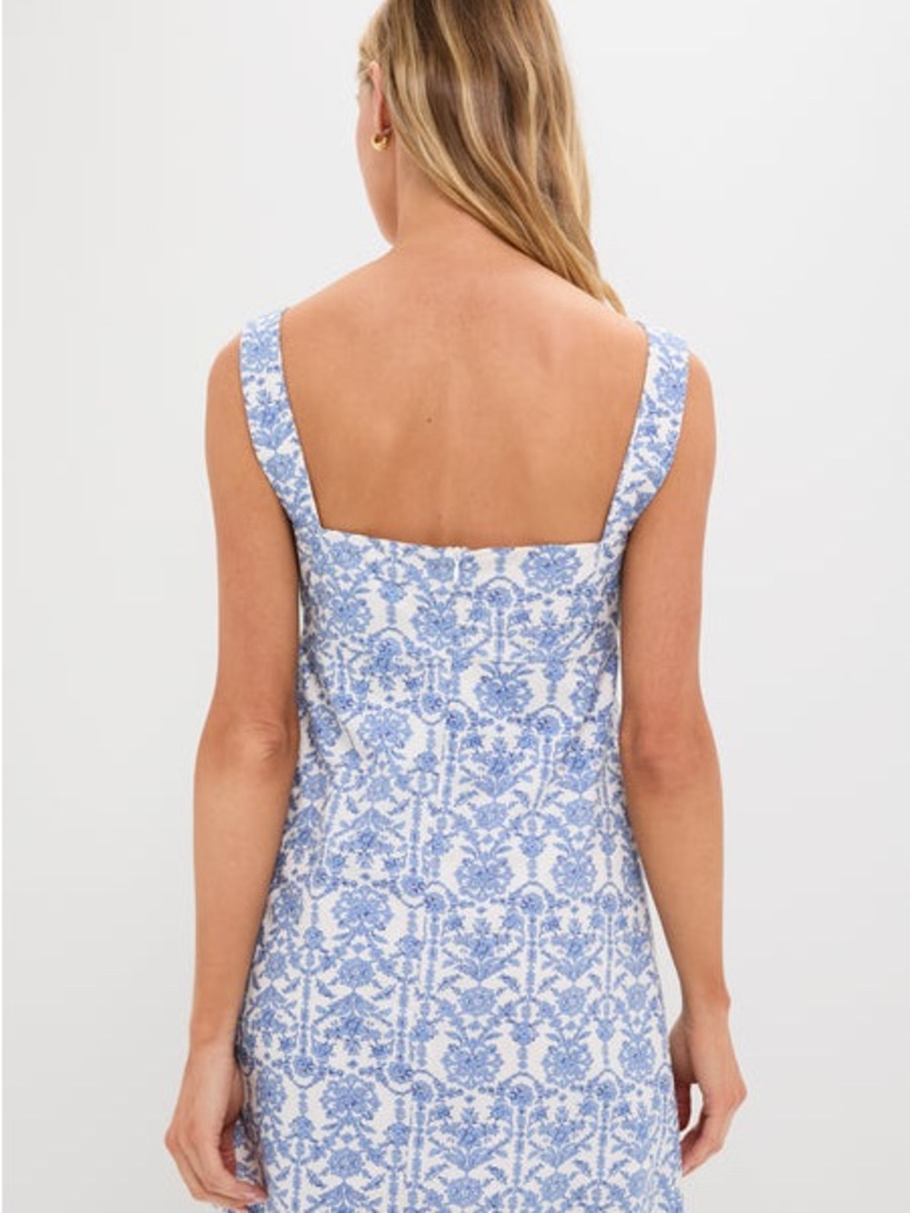 Hyacinth House Blue & White Volos Mini Dress - Picture 3 of 10